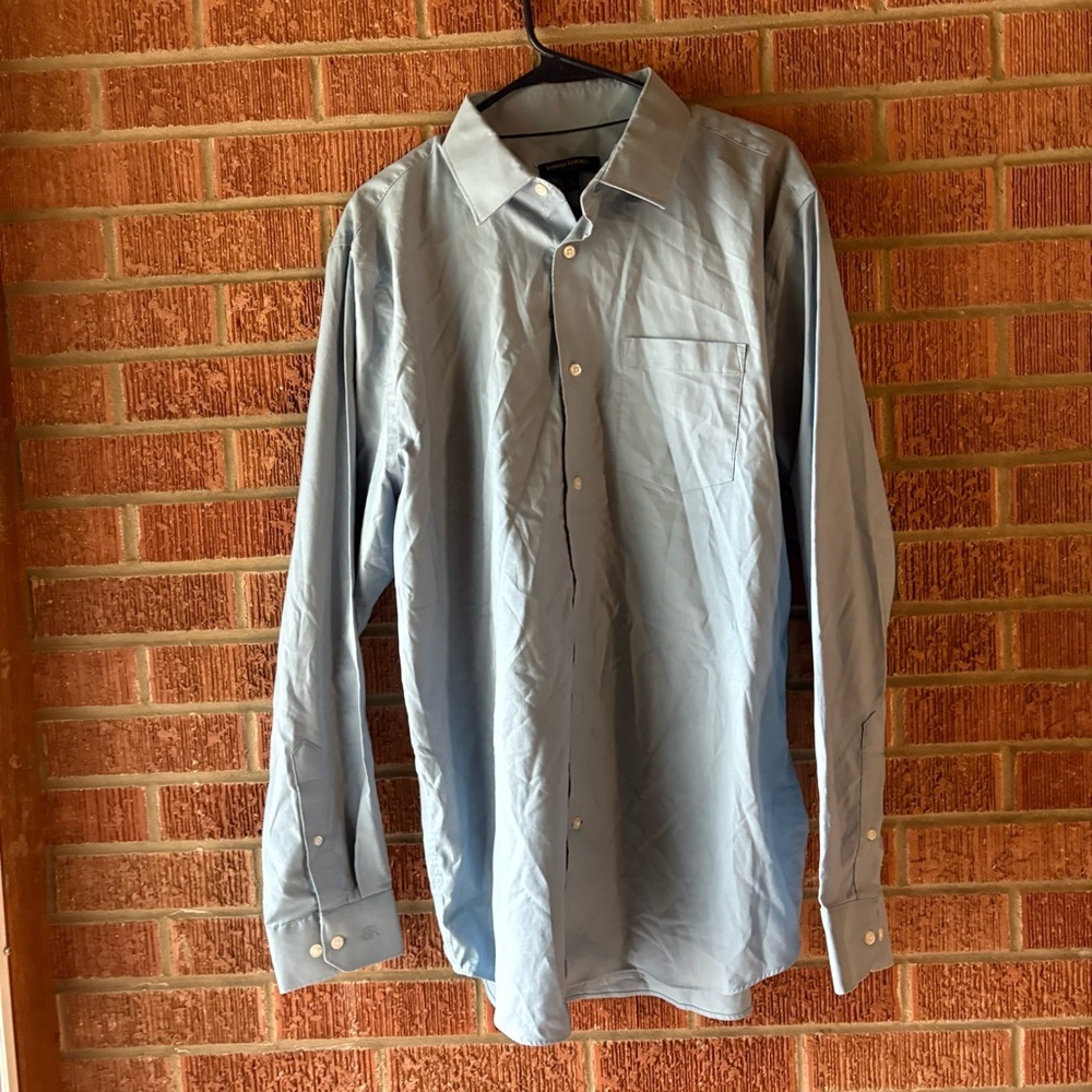 Banana Republic Men’s Blue Relaxed Fit Long Sleeve Button Down Size XL